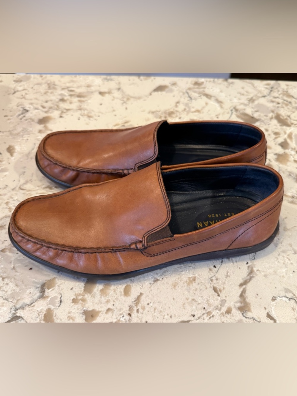 Cole Haan Lovell 2 Gore Loafer British Tan Leather Men’s 7.5M